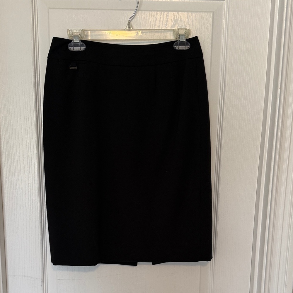 Elegant Calvin Klein Black Women's Pencil Skirt Size 4